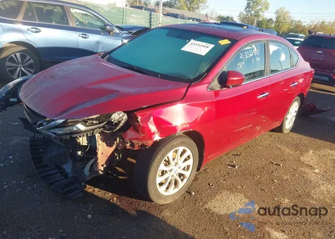 2017 Nissan Sentra Sv z USA, uszkodzony, nr VIN 3N1AB7AP3HY333882